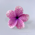 3 1/2[ Handmade Artificial Plumeria Flower Hair Pick